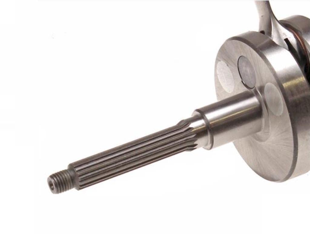 Tuning Vollwangen Kurbelwelle passend für Yamaha Aerox, MBK Nitro, Neos – 50ccm 2-Takt Minarelli Motoren, Kolbenbolzendurchmesser 10mm