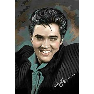 DHAEY Diamant Rond 5D Diamant De Bricolage Broderie Elvis Presley Diamant Peinture Point De Croix Strass Mosaïque Décoration de La Maison,50 * 60CM - Les Beatles, Paul McCartney, John Lennon, RIngo Starr, George Harrison