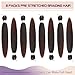 Beyond Beauty Braiding Hair pre stretched, Braids Synthetic Fiber Ombre Yaki Texture, Natural Easy Twist Braids Crochet Hair Hot Water Setting hair extensions