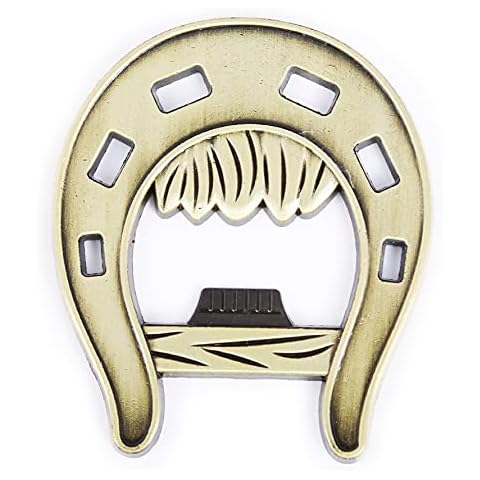 Gifts UK Retro Vintage Copper Horseshoe Bottle Opener Cover