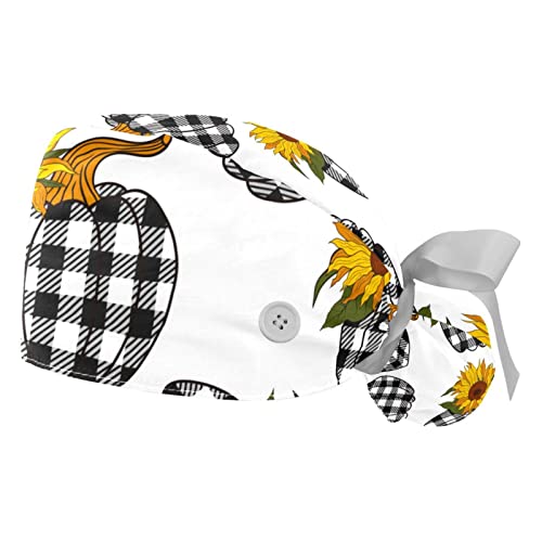 Casquettes de travail respirantes JDEZ lot de 2 chapeaux de Thanksgiving anti-transpirants