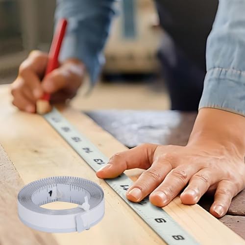 Cinta métrica adhesiva de acero al carbono 12 ft miniatura 3