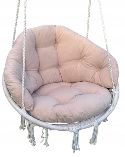 Oleńka Hängeschaukel Kissen für Hängeschaukel Schaukelauflagen Hängenest BEIGE
