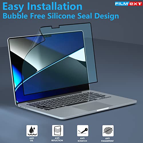 FILMEXT Macbook Pro 14 inch Screen Protector 2025-2021 M5 M4 M3 M2 M1 A3185 A3112 A3401 A2918 A2992 A2779 A2442,Bubble Free Blue Light Screen Filter for Macbook Pro 14.2" -Eye Care/Anti-Glare-Matte