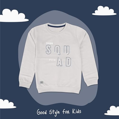 Image of Kids Cotton Winter Wear Sweatshirt with Full Sleeves and Cute Prints for Boys(3309016)