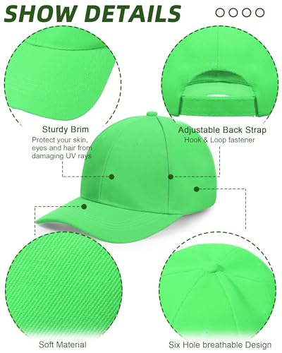 Image of Foaincore 36 Pack Blank Baseball Cap Bulk Adjustable Back Strap Sublimation Hats Plain Unisex Trucker Hat for Men Women