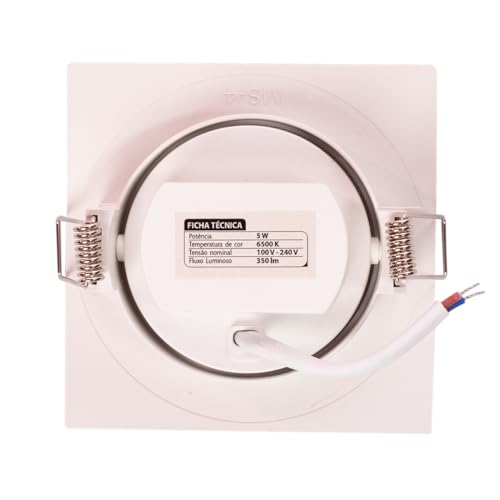 Foxlux Spot LED 5W Quadrado 6500K Bivolt