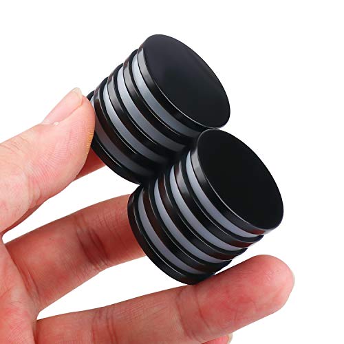 Lovimag Waterproof Strong Rare Earth Magnets,Super Strong Neodymium Disc Magnets With Epoxy Coating And Double-Sided Adhesive For Fridge, Scientific, Craft,Office Etc, 1.26 Inchx1/8 Inch-Pack Of 10 #TOP4