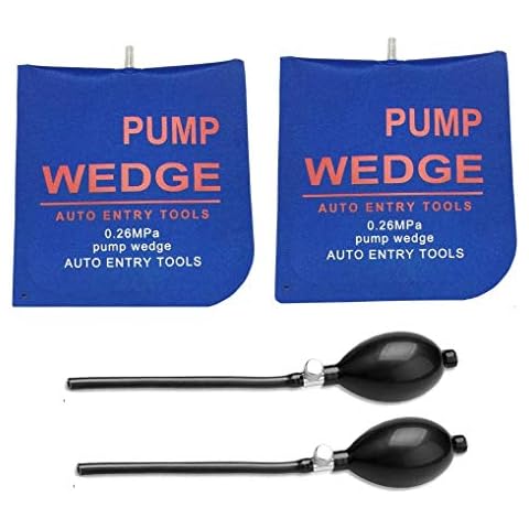 WANYI Square Air Wedge Pump Up Bag Heavy Duty Pump Wedge Alignment Tool Shim Powerful for Car Door Window Frame Fitting Install Shim Wedge (2 Pack) Cover