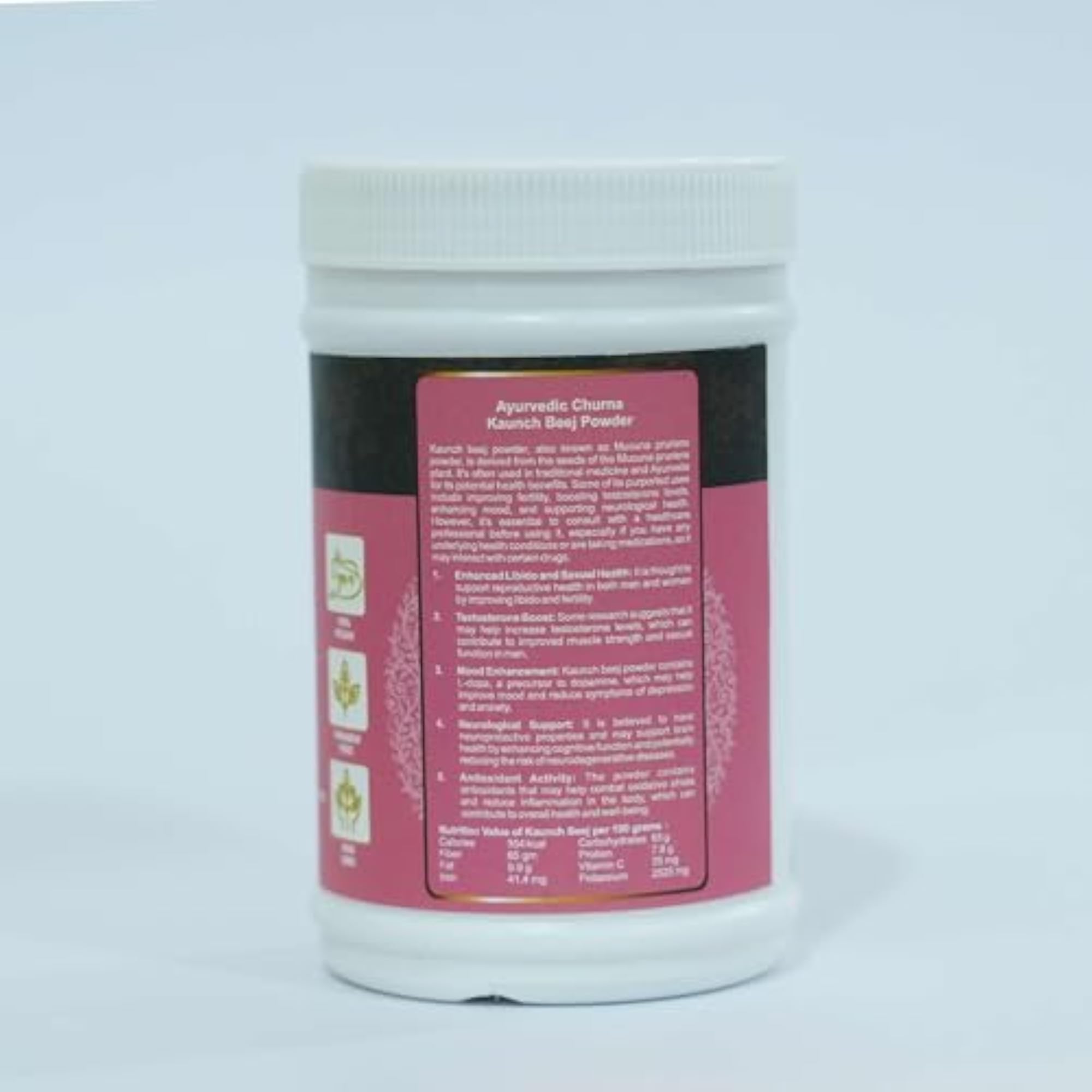 YADHNYAM Organic Kaunch Beej Powder, 200g Vitality Boost