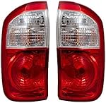 EPIC LIGHTING OE Style Replacement Rear Brake Tail Lights Compatible with Toyota 2004-2006 Tundra Double Cab [ TO2800153 TO2801153 815600C040 815500C040 ] Left Driver & Right Passenger Sides Pair