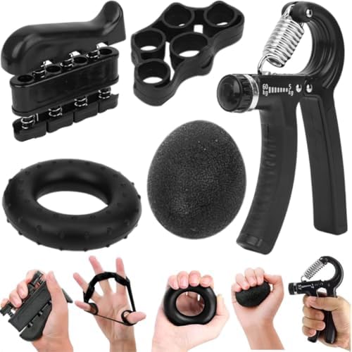 Genérico Kit de 5 Peças para Fortalecimento das Mãos, Dedos, Punh...
