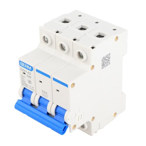 Leitungsschutzschalter 3-polig 25A 400V Fehlerstromschutzschalter Leckschutz DZ47-63 C25