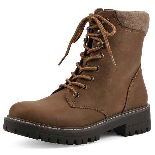 CLIFFS BY WHITE MOUNTAIN Women's Milos Cushioned Lace-Up City Hiker Ankle Bootie