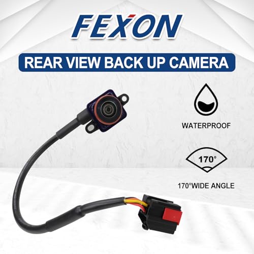 Image of FEXON Rear View Back Up Camera Compatible with Maserati Ghibli 2013-2015 Maserati quattroporte 2013-2015 Multiangle Views Replaces 178259