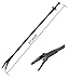 AquaticHI Aquarium Tongs 27 inch (70 cm), 100% Reef Safe, Multi Purpose for Fresh and Saltwater Fish Tanks, Clip Plants, Spot Feed Fish and Coral, Keep Hands Dry and Tank Free from Contamination