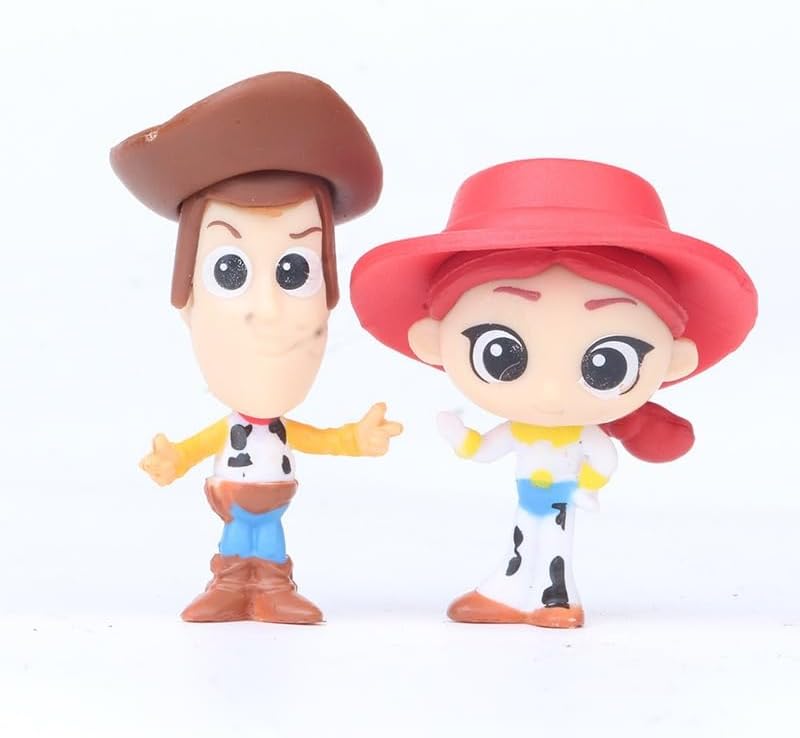 17Pcs Toys Collectible Figures,Cake Topper Figures Set,Exquisite Model Ornaments, Creative Anime Peripheral Gifts for Fans