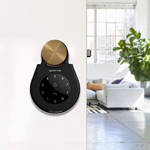 Igloohome Keybox 3 Smart Lock Box, Large Key Safe W/Airbnb Sync - Ios/Android App Remotely Generates Bluetooth-Keys/Pin Codes For 1 Time Use, Recurring Visits, And Exact Dates/Times Without Internet #TOP4