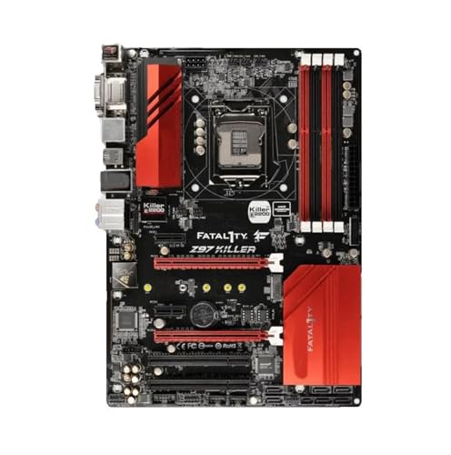 Desktop Motherboard Fit for ASRock Fatal1ty Z97 Killer Motherboard LGA 1150 Support I7-4790K I7-4770K I5-4690K I5-4670K CPU 4xDDR3 3200 MHz 2xM.2 HDMI ATX