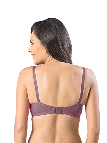 Image of SONARI Womens Non Padded Cotton T Shirt Bra | Wire Free, Medium Coverage, Comfortable and Lightweight | Adjustable Straps, Hook and Eye Closure for Everyday Wear - D-12