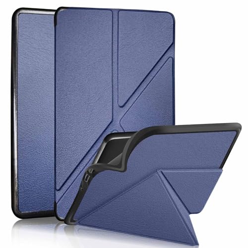 Image of ProElite Cover Case for Amazon Kindle Paperwhite 7 inch 12th Gen 2024, Smart Transformer Style Flip case Cover for Kindle Paperwhite 7 inch 12th Gen 2024, Navy