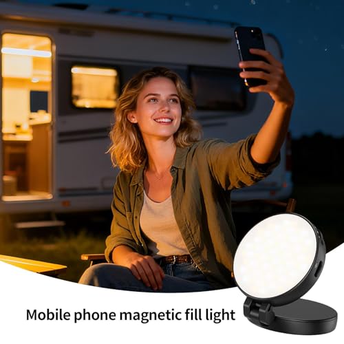 Lámpara LED portátil para evitar sombras en videos de vlogging 4