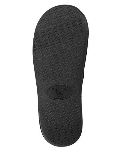 isotoner Women's Soft Microterry Wider Width Slide Slippers, with Satin Trim and Comfort Footbed3