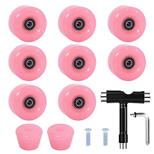 Roues lumineuses pour patins à roulettes Lot de 8 roues LED 82A 32x58mm skateboard