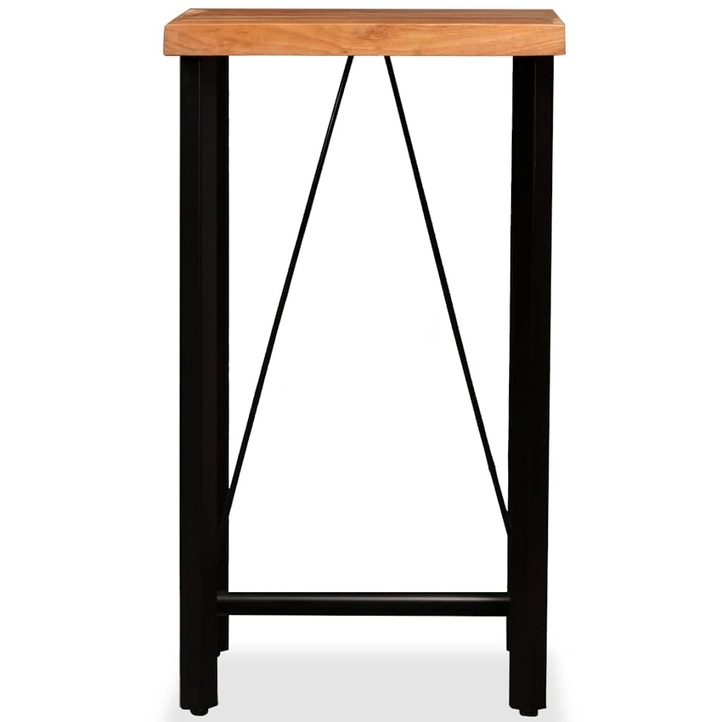 Table de bar en bois d'acacia pour moments de fête et repas conviviaux à la maison