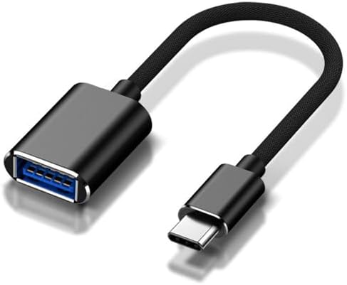 Cavo Adattatore USB-C A USB-A OTG Per Realme C55 – Trasferimento Dati 5 Gbps, Connettore In Alluminio