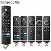 Hi Color Remote Cover for All New Fire Stick 4K Max 2023, Silicone Case Compatible with Fire TV Stick 4k Max 2nd Gen, Toshiba/Insignia NS-RCFNA-21 Silicone Sleeve with Lanyard (Glow blue) #1