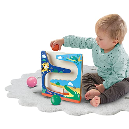 Image of SES Creative 13144 Wooden Ball Track Crocodile, Multi, One Size