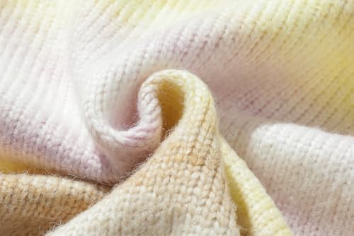 Men's Colorful Stripes Sweaters Long Sleeve Regular Fit Graphic Pullovers3