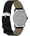 Timex Men's Easy Reader 38 mm Watch - Black Leather Strap with Black Dial and Silver-Tone Case TW2Y12800