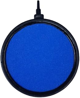 127mm / 5' Diameter Airstone Disc, Heavy Duty Aerating Air Stone Large, for Koi Fish Pond or Large Aquarium Aeration | Bubble Diffuser Used with Pond Pumps and Fish Tanks