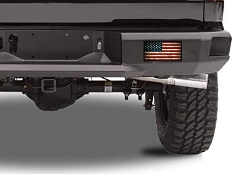 USA Flag Sticker Rustic Bumper Car Decal Gift Patriotic American Worn United States (3x5)