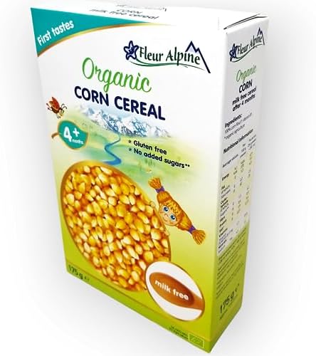 Fleur Alpine Corn Cereal 175g for Babies from 5 months From Germany New Packaging