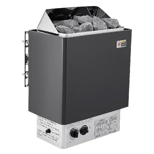 SMTYXS Calentador De Sauna Eléctrico, Estufa 3KW, Controlador Interno, Protección contra Sobrecalentamiento, Generador Vapor For Sala SPA Acero Inoxidable Velocidad de Calentamiento rápida