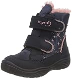 leichte Laufsohle Superfit M dchen Crystal Schneestiefel, Blau Rosa 8000, 32 EU