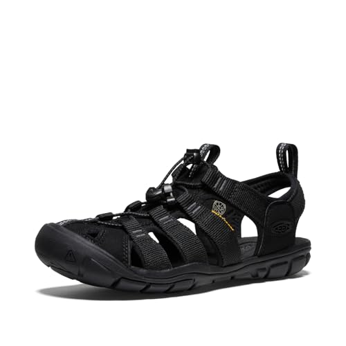 KEEN Women's CLEARWATER CNX Sandal, BLACK/BLACK, 6.5 M US