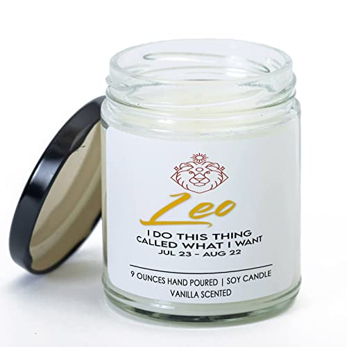 Relatable Horoscope Vanilla Candle - Leo -