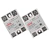 Alinan 2pcs SSR-40DD Solid State Relay DC to DC Input 3-32VDC Output 5-200VDC Single Phase Solid State Relay