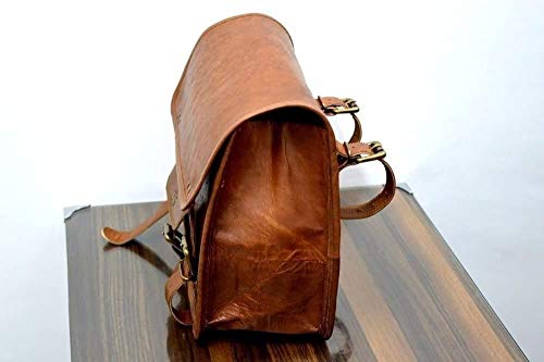 Alaska Exports - 1 Pair Motorbike Saddle Bags Leather Rear Seat Saddle Bag Travel Tool Tail Luggage Black (2 Bags Bags) #TOP6