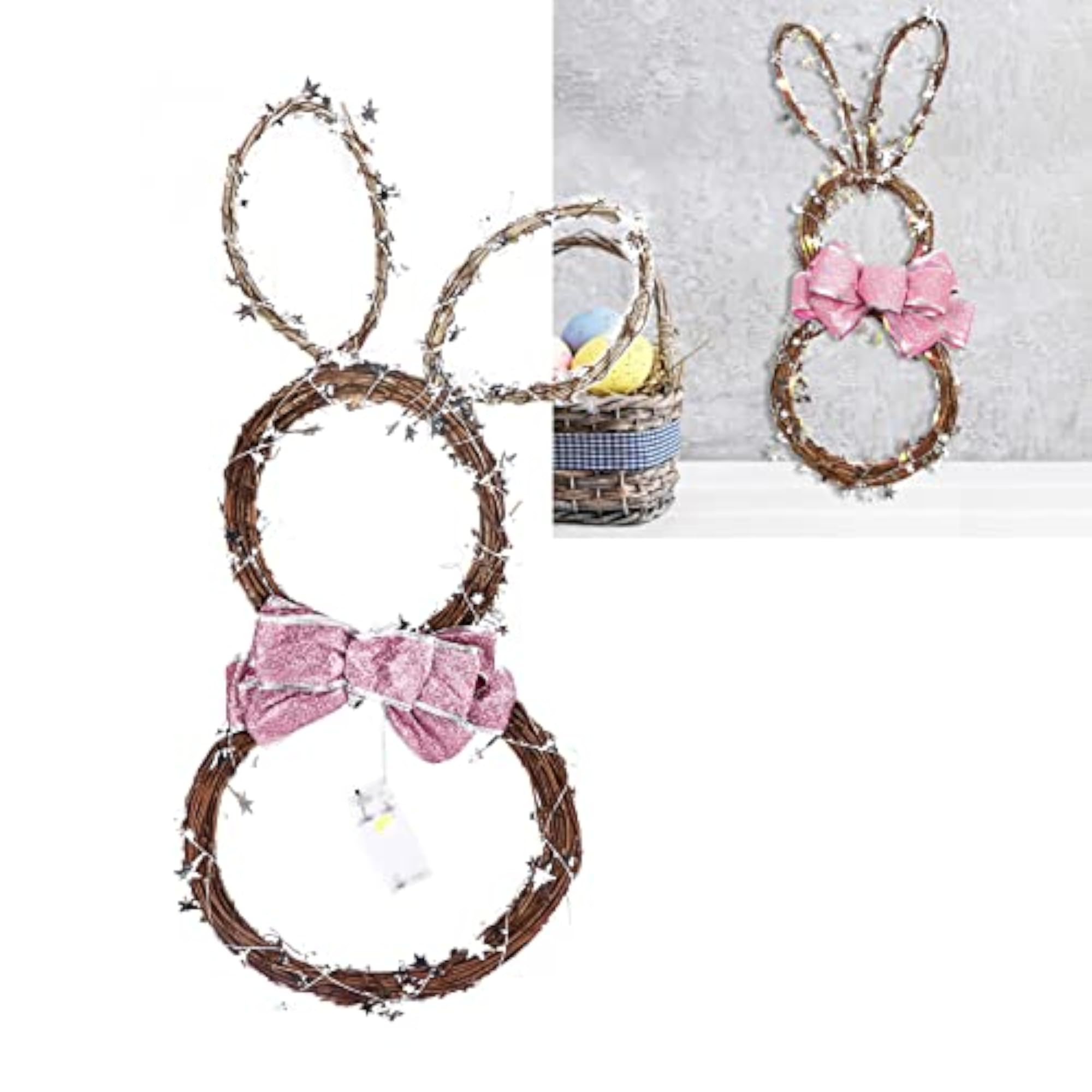 Handmade Decorative Multi-Purpose Rabbit Wreath