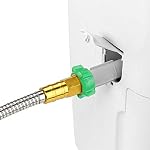 Tube de jardin en en acier inoxydable métal court 15 Pieds Boire Rv eau tuyau déshumidificateur égoutter raccord de connecteur de tuyau pièces jointes 3/4.