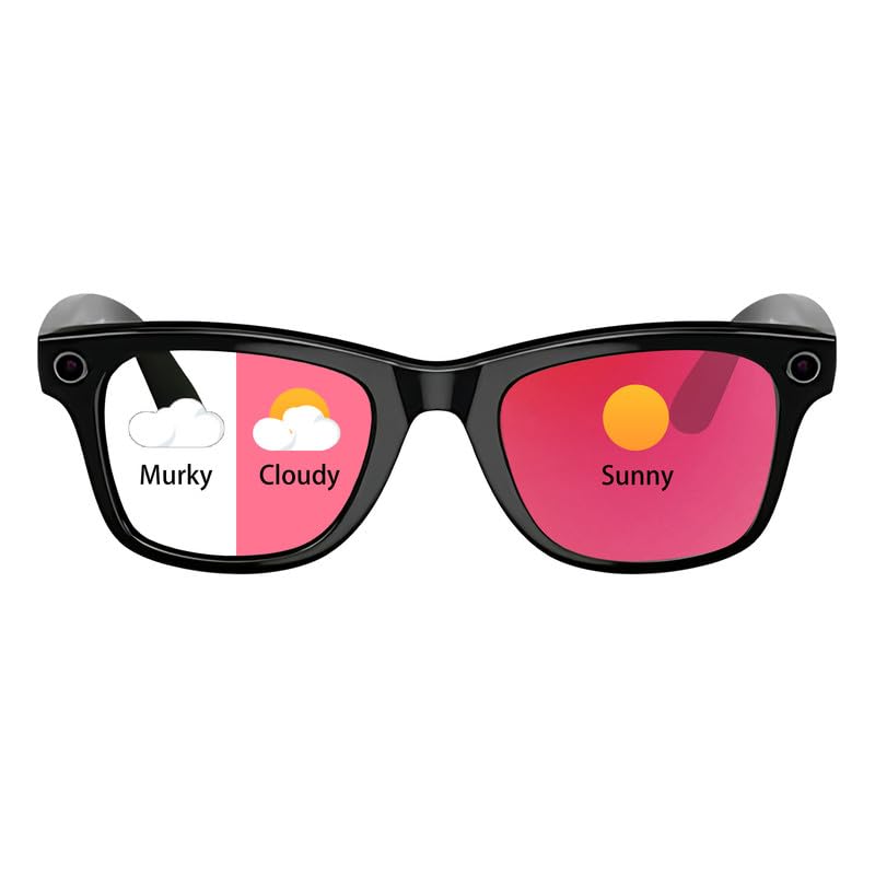 Image of YEIN Replacement Lenses for Ray-Ban Meta RW4006(50mm)&RW4012(GEN 2), Blue Light Blocking /Polarized Sunglasses