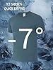 Men's Breathable Ice Shreds Quick Drying T-Shirt, Cooling Athletic Top, Lightweight Short Sleeve Tee for Sports, 1 Piece #2
