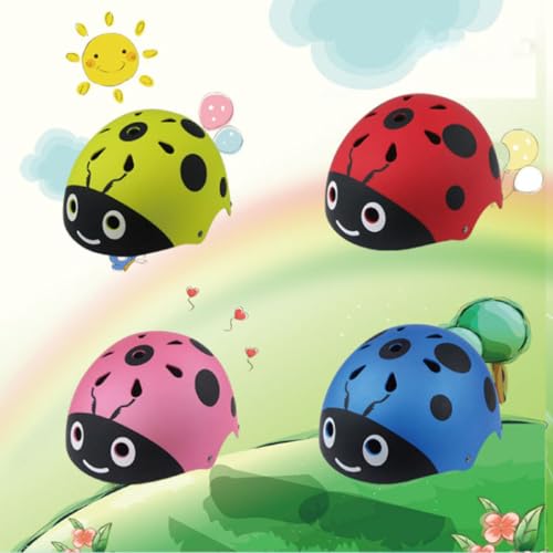 Casco de scooter para niñas que buscan protección cómoda y diseño rosa Ladybug 3