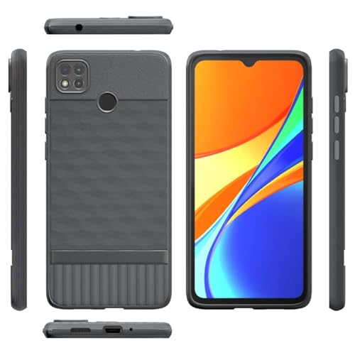 Image of Shockproof Case for Mi Redmi 9 / 9C / 9 Activ / 10A / Poco C31 | Full Camera Protection | TPU Flexible Back Cover for Mi Redmi 9 / 9C / 9 Activ / 10A / Poco C31 (Graphite Grey)