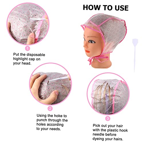 LALAFINA 6 peças de cabeleireiro em casa masculino tintura feminina com pontas, destaque para salão